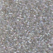 Miyuki delica beads 15/0 - Transparent gray mist ab DBS-1251